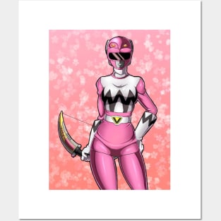 pink ranger Posters and Art